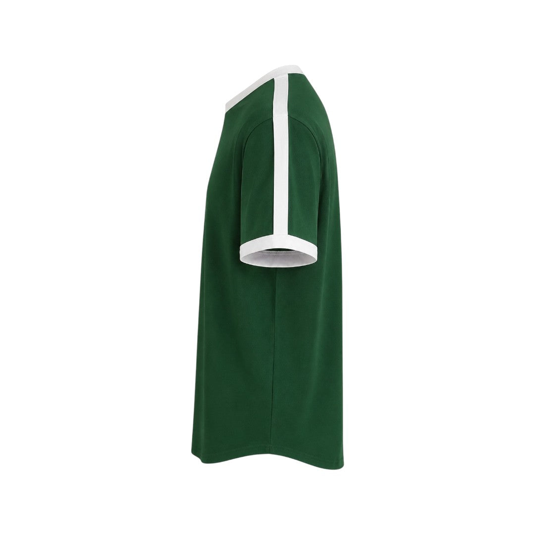 Men's Classic Forest Green Contrast Trim T-Shirt